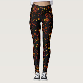 Leggings Artsy Gold Black