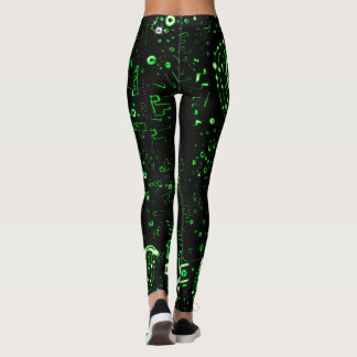Leggings Artsy Green Black