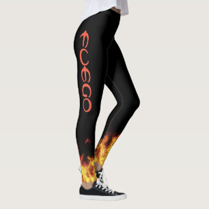 Leggings Assistant Feu de jambières FUEGO en train d'exéc