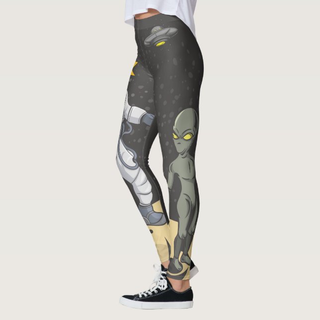 Leggings Astronaute et extraterrestre   (Gauche)