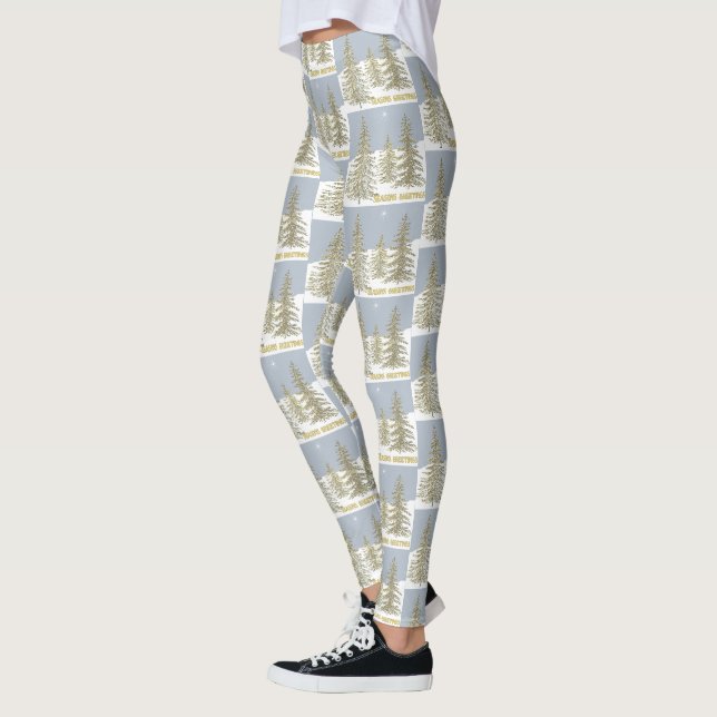 Leggings AT - Arbres et étoile (Gauche)