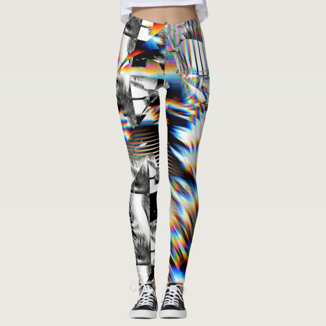 Leggings Attaque arc-en-ciel (Devant)