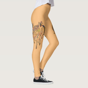 Leggings Attrape-rêves Baleine Kokopelli Amérindien 2