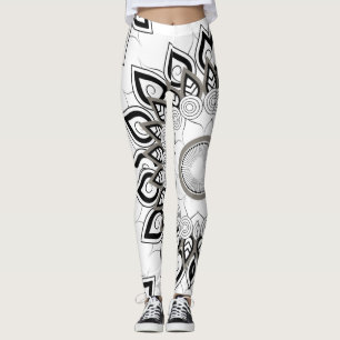 Leggings au henné de Mandala Tattoo