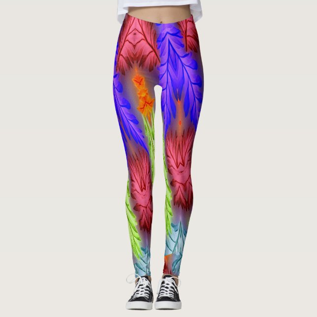 Leggings Audacieux et beau coloré "Ratti_Creative_Arts" Le (Devant)