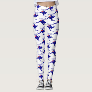 Leggings Australie : Drapeau Kangaroo Thunder_Cove