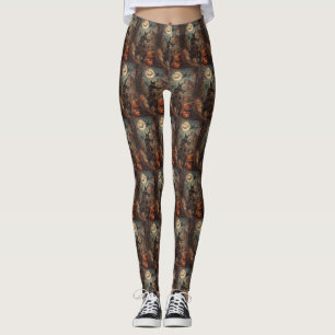 Leggings Australien Kelpie équitation moto Halloween