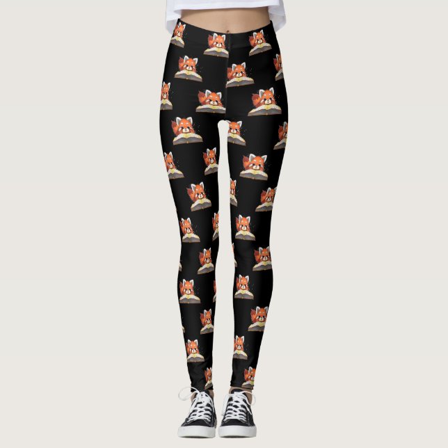 Leggings Auteur du livre Panda rouge (Devant)