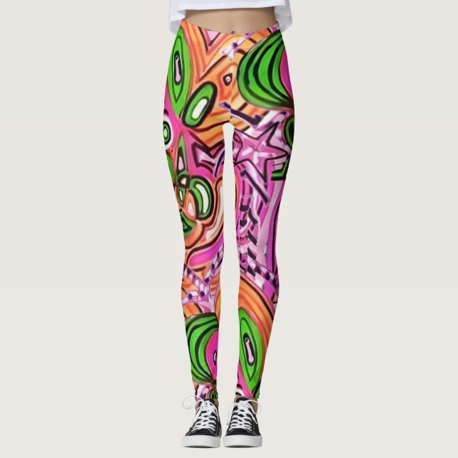 Leggings AUTO-CONTRÔLE audacieux - Fruit de l'Esprit - Legg (Devant)