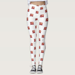 Leggings Autobus épique de rouge de double Decker Londres