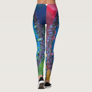 Leggings Autocollant - Œuvre d'art faite à la main - La Rou