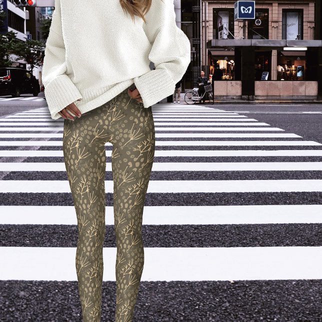 Leggings Automne Botanique Twig (Créateur téléchargé)