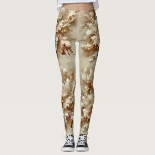 Leggings ~ AUTOMNE Brun Beige ~