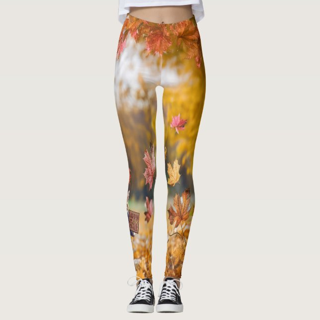 Leggings Automne Heureux (Devant)