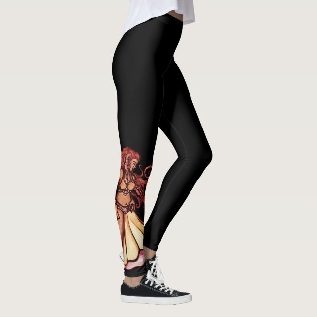 Leggings Automne Lune Danse du ventre Déesse (Droite)