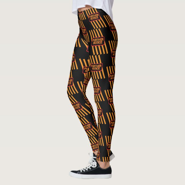 Leggings Autres alertes rayures Black BG (Gauche)