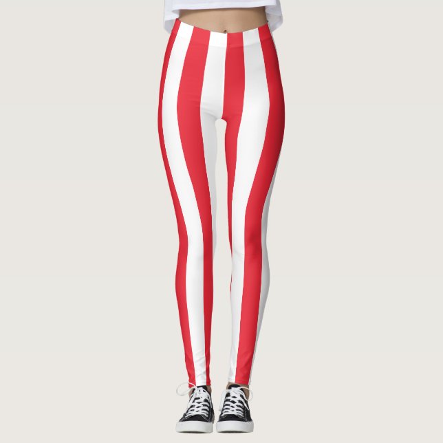 Leggings Autriche Couleurs du drapeau national Verticalemen (Devant)