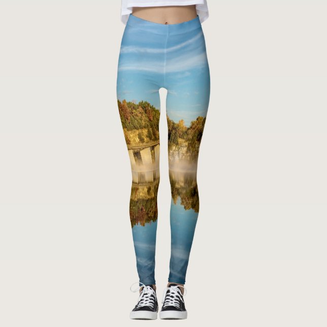 Leggings Autumn Glow Lake Springfield (Devant)