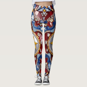 Leggings aux couleurs colombiennes