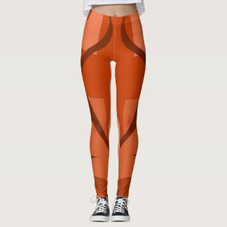 Leggings avec art décontracté bleu