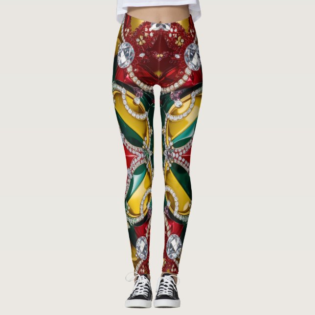 Leggings avec design de Los Angeles Colors (Devant)