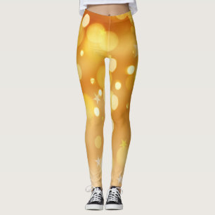 Leggings avec design Whimsical Multi-Color Star