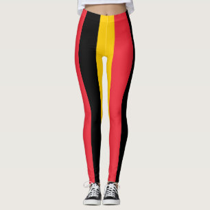 Leggings avec drapeau de Belgique