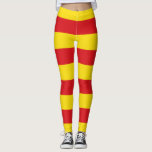 Leggings avec drapeau de Catalogne<br><div class="desc">Montrez votre fierté catalane avec nos léggings exclusifs avec le drapeau de la Catalogne! Conçues pour le confort et le style, ces leggings sont plus qu’une simple armoire de base, ils sont une célébration du patrimoine et de l’identité culturelle de la Catalogne. Le design animé affiche en évidence le drapeau...</div>