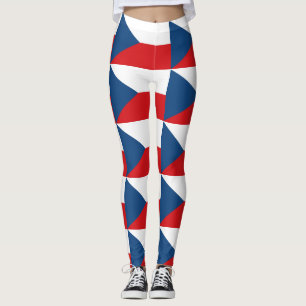 Leggings avec drapeau de Czechia