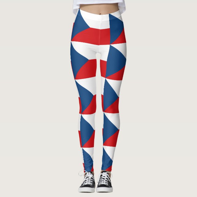 Leggings avec drapeau de Czechia (Devant)