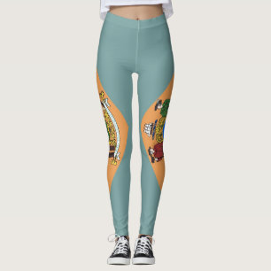 Leggings avec drapeau de l'État du Delaware, États