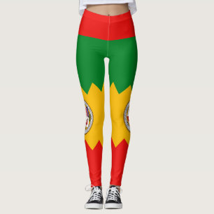 Leggings avec drapeau de Los Angeles City, USA