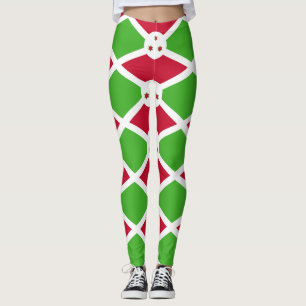 Leggings avec drapeau du Burundi
