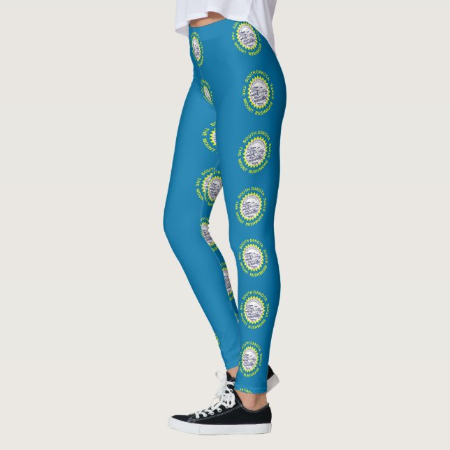 Leggings avec drapeau du Dakota du Sud, États-Unis (Gauche)