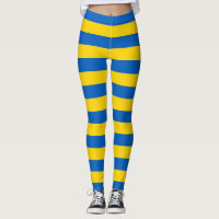 Leggings avec drapeau d'Ukraine