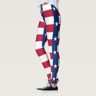 Leggings avec le drapeau du Texas, USA