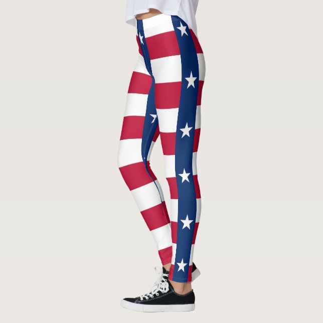 Leggings avec le drapeau du Texas, USA (Gauche)