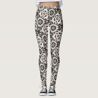 Leggings avec motif de points géométriques
