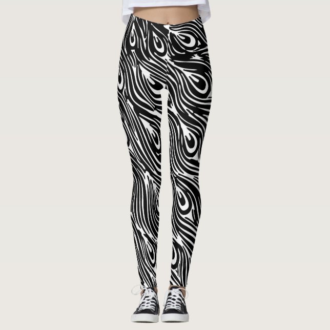 Leggings AVEC MOTIF PEACOCK ET ÉTOILES (Devant)