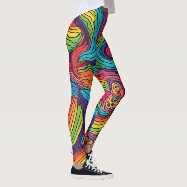 Leggings avec Motifs Rainbow Color (Droite)