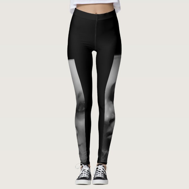 Leggings avec visage (Devant)