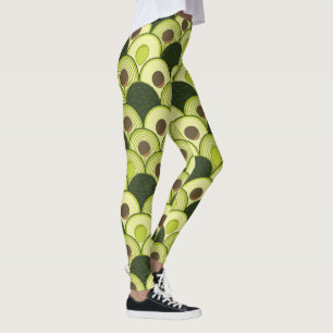 Leggings avocats dans des guêtres d'art déco