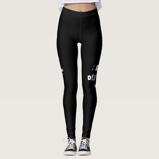 Leggings ; avoir une peinture à la compression_rançon (Devant)