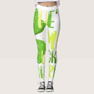 Leggings Ayez Un Jour Chanceux Arc En Ciel Chanceux Enfants
