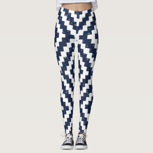 Leggings Aztec Navajo, Motif ethnique sans mer