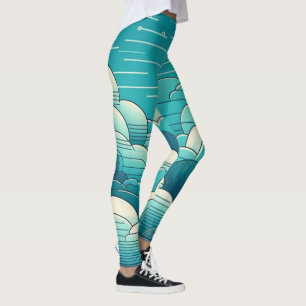 Leggings Azure Stratum