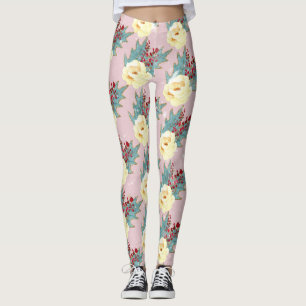 Leggings Baby Christmas Handprint Art