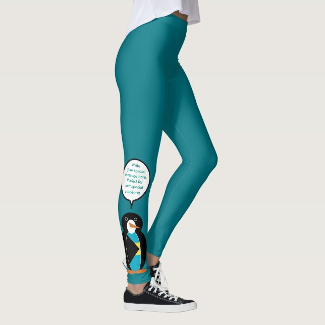 Leggings Bahamas Mme Pingouin parlante  (Droite)