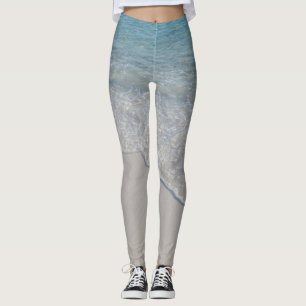 Leggings Baiser de la vague de cristal #1 #océan #mur #déco