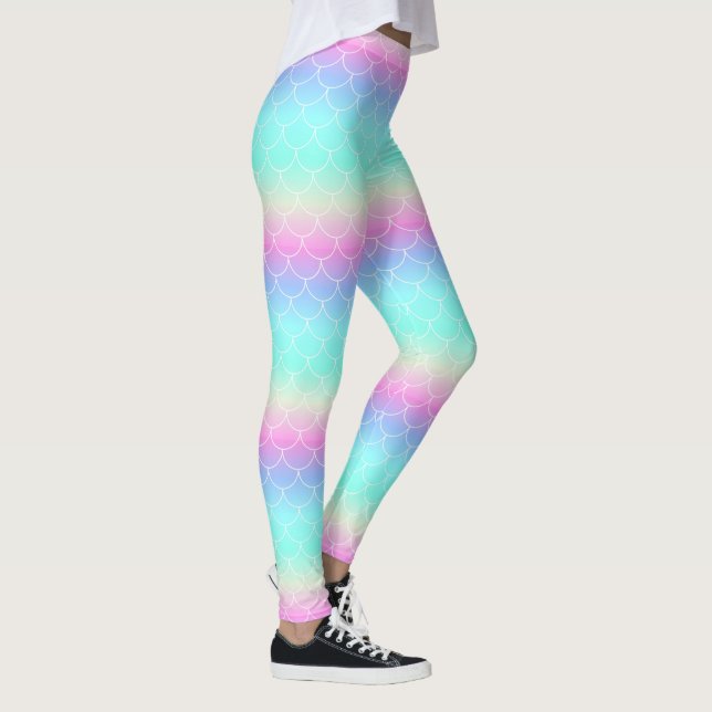 Leggings Balances de sirène arc-en-ciel (Droite)